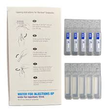 Liquid BP 10ML Sterile Water For Injection